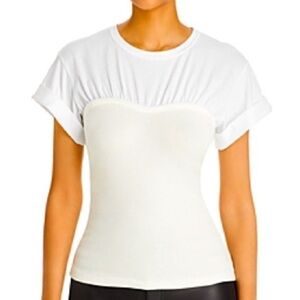 A.L.C. White Short Sleeve Women's Tee